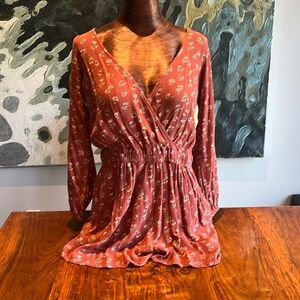 American Eagle 3/4 Length Sleeve Shorts Romper -Size S